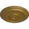 Ekena Millwork Traditional Ceiling Medallion (Fits Canopies up to 2 3/4"), Hand-Painted Gold, 12"OD x 1"P CM12TRGLS - alternate 4